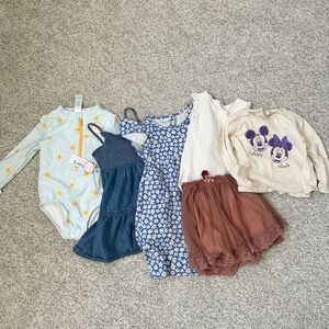 Capsule wardrobe for 3T mix of Zara, gap, carters  and H&M